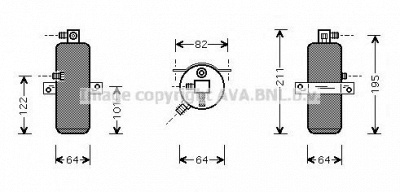 AVA QUALITY COOLING cnd202 -  Осушитель, кондиционер